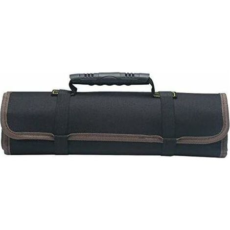 Trousse à outils vide portable à 22 poches, pochettes à outils, organisateur d'outils, sac à outils enroulable en tissu Oxford 600D/étui/pochette (sans outils) (1/4)