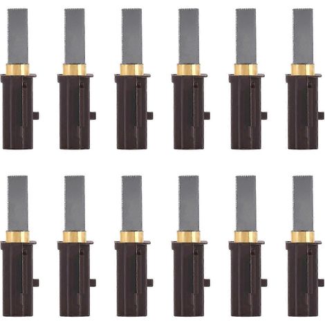 Balais de charbon pour moteur d'aspirateur électrique Ametek Lamb, références 2311480, 333261 et 33326-1 (lot de 12). (1/5)
