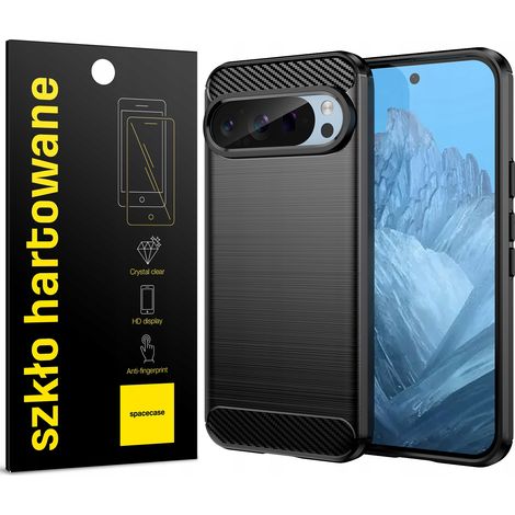 Cover posteriore in fibra di carbonio per Google Pixel 9/9 Pro + Vetro (1/5)