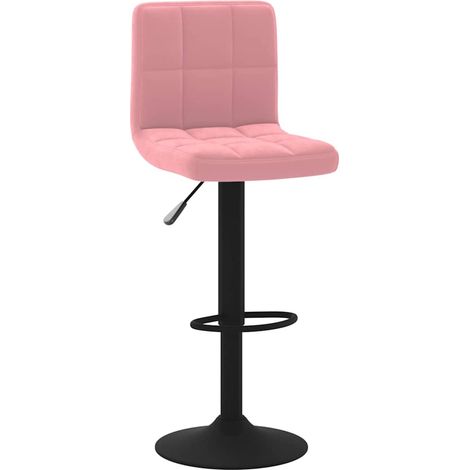 Maison Exclusive - Barhocker Rosa Samt (1/5)