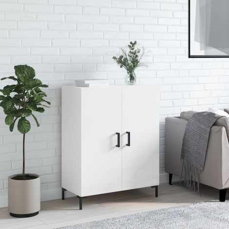 Sideboard Hochglanz-Weiß 69,5x34x90 cm Holzwerkstoff (1/5)