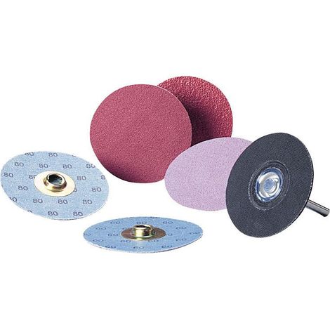 STD. ABRASIVES Disque abrasif de 76 mm, grain 50, pour une utilisation sur métal et bois.