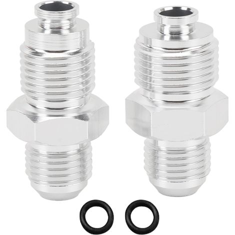 Raccord de direction assistée 6AN, connecteur adaptateur de Tube de bosse en alliage métallique pour boîtes avec raccords à joint torique 2 pièces. (1/5)