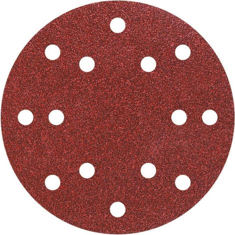 Wolfcraft Haftschleifscheiben-Set 150 mm K40 K80 K120 10 Stück für Exzenterschleifer (1/3)