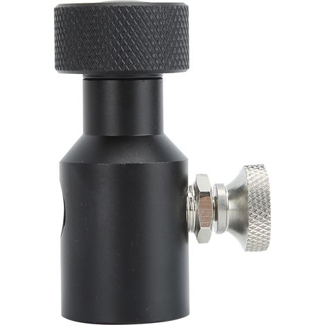 Adaptateur CO2 TR21-4 avec Valve de Dégagement et Remplissage Rapide pour SodaStream - Noir (1/5)