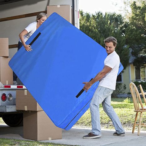 Sac de protection pour matelas (208200.640.6cm) - Tissu Oxford étanche, sac de déménagement anti-poussière, rangement universel pour matelas/canapé (1/5)