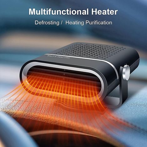 Chauffage électrique portable 24 V pour voiture, désembueur et dégivreur de pare-brise, souffleur d'air chaud (1/5)