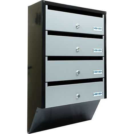 DEPOT 4 CADUCA LETTERA COLLETTIVA SILVER / NERA con 2 tasti (1/4)