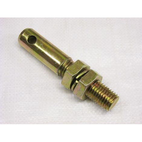Cat 2 Tractor Implement Mounting Pin Lower Link with 2 Nuts 1" (1" UNF Thread Trailer Linkage) (1/2)