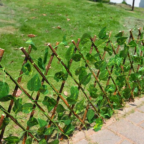 Tuteur Pour Plantes - Treillis En Saule Extensible 40 X 20 Cm Replié 38 X 100 Cm Déplié - Pour Jardin Potager Parc Décoration Extérieure - 4 Pièces (1/5)