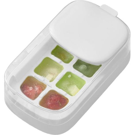 Stackable Ice Molds for Cocktails, Easy Release Freezer Tray With Lid, Silicone Whiskey Ice Mold Maker, Food Safe Design With Leak Resistant Cover, Kitchen Accessories, Cube Tray for Coffee (1/4)