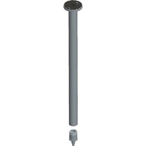 Suspensión de techo PLAN set 700 mm, aluminio anodizado plateado / cromado KEUCO