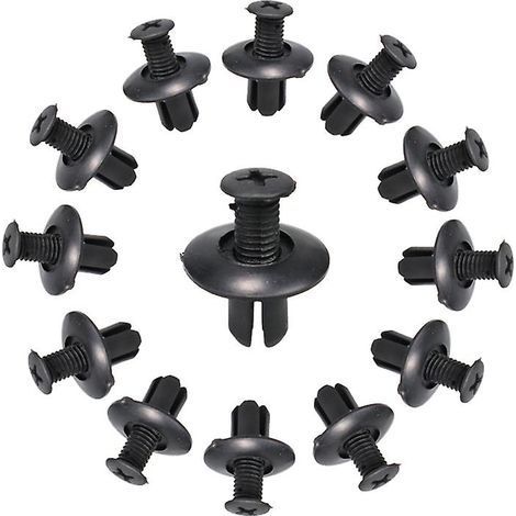 200 rivets universels en plastique pour pare-chocs et ailes de voiture, trou de 8 mm, vis de fixation, clips de fixation pour Nissan, Toyota Focus et Kia (1/5)