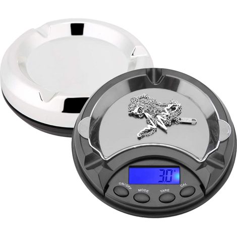 Cendrier Portable 200g/0.01g Balance Électronique Numérique de Précision pour Bijoux avec Affichage Digital (1/4)