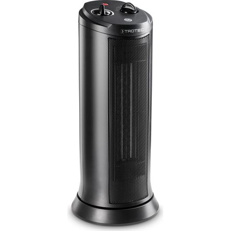 Trotec – Chauffage soufflant céramique TFC 19 E – 2 allures de chauffe 1200W/2000W – Fonction oscillation 70° – Pour espaces jusqu'à 24 m²
