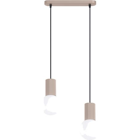 Lampade a sospensione Halo taupe 33.5x120x6cm Sollux (1/5)