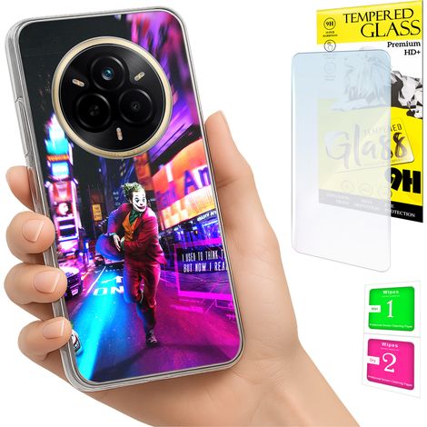 Custodia per Realme 14 Pro 5G con cover fotografica e vetro temperato 9H. (1/5)