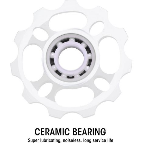 Galet de dérailleur arrière 11 dents pour VTT (couleur titane) (1/5)
