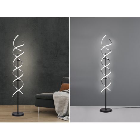 LED Stehleuchte SEQUENCE dimmbar Lichtfarbe einstellbar Silber 150cm (1/5)