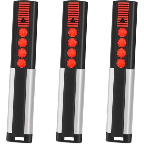 Lot de 3 Télécommande Portail 868MHz, Télécommande Porte de Garage 4 Canaux, Compatibles avec 4020 TX03-868-4, 4026 TX03-868-2, 4020V000, 4026V000 (1/5)
