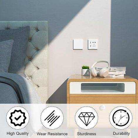 Set of Wall Socket Covers, 8.7 x 8.7 cm (1/3)