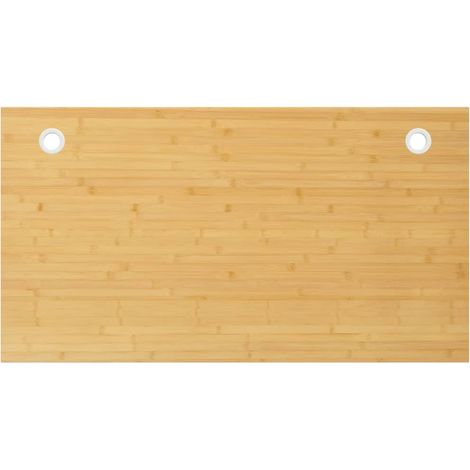 Schreibtischplatte 100x60x1,5 cm Bambus