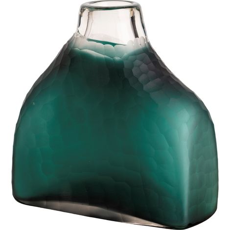 Vase décoratif en verre 25 x 10 x 26 cm