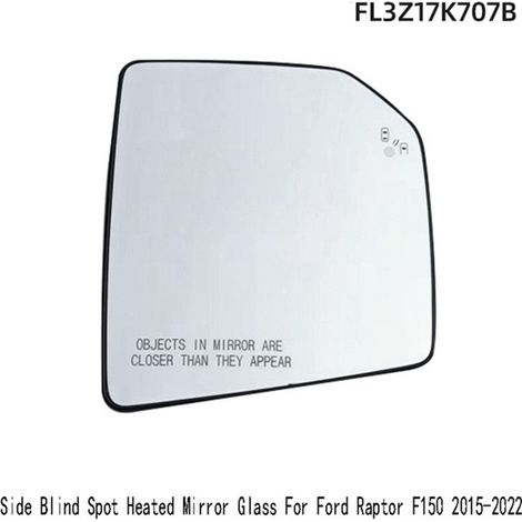 FL3Z17K707B is suitable for the right rearview mirror glass of 15-22 Ford Raptor F150. (1/5)