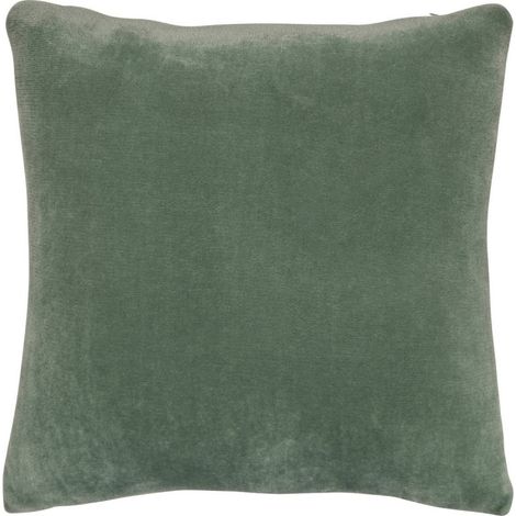 Coussin déhoussable en Flanelle 38 x 38 cm "Ollis" - Ollis Céladon - (1/5)