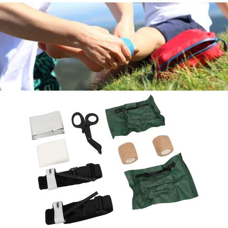 Trousse de premiers secours, trousse de survie, équipement EDC (Electronic Data Carrying) de survie en milieu sauvage et d'urgence, configuration de premiers secours (1/5)
