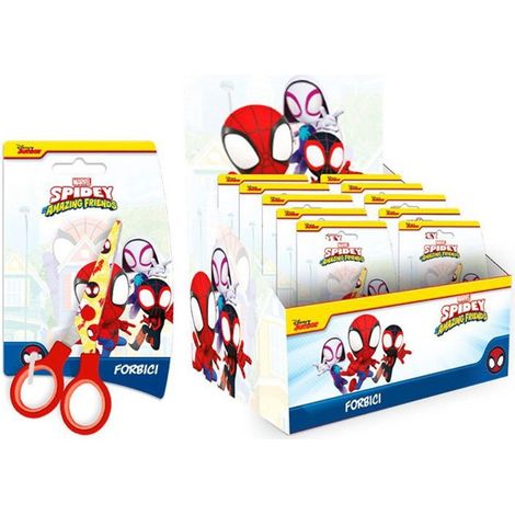 Trade Shop - copy of SET 24PZ FORBICI SCUOLA DECORO UNICORNO PER SCUOLA TEMPO LIBERO CANCELLARIA BAMBINE 738066 -
