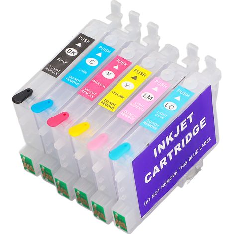 Kit d'accessoires pour imprimante Stylus Photo R200, R220, R300, R300M et R320 (6 cartouches d'encre) (1/5)