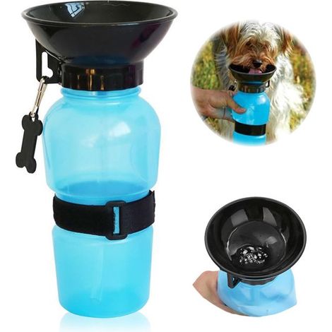 Gourde pour chien - 500 ml - Bouteille d'eau pour chien - Gourde de sport pour chien (1/5)