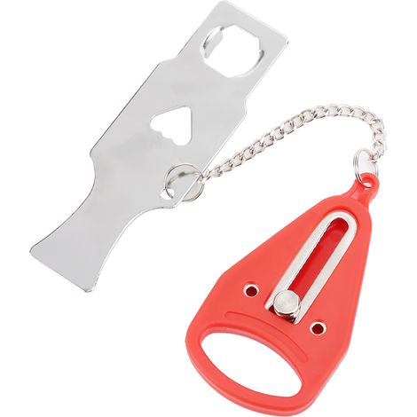 Verrou de porte antivol portable, butée de porte d'autodéfense pour la maison, les voyages et les hôtels (1/5)