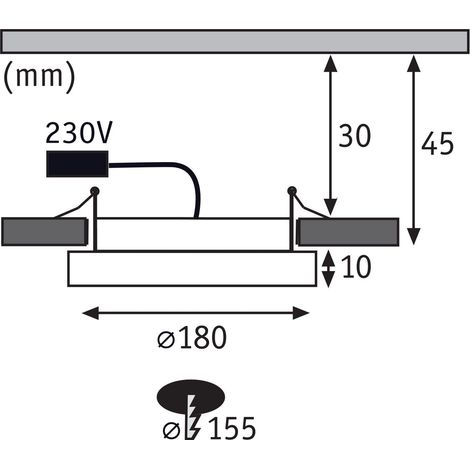 Panneau LED Areo rond incl. 1x12 watts éclairage de plafond Blanc dépoli plafonnier plastique éclairage de salon 3000 K (1/5)