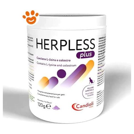 Candioli Cat Herpless Plus - Confezione 120 Gr -