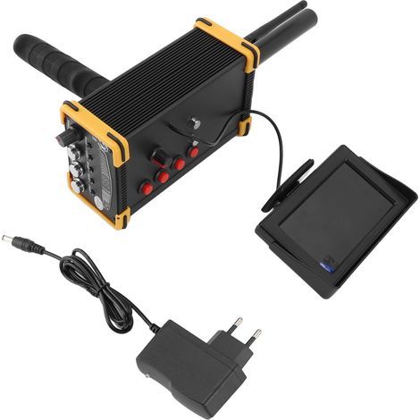Metal detector with display, 1000m range, 30m depth, sensitive underground treasure detector for copper, gold, silver (1/5)