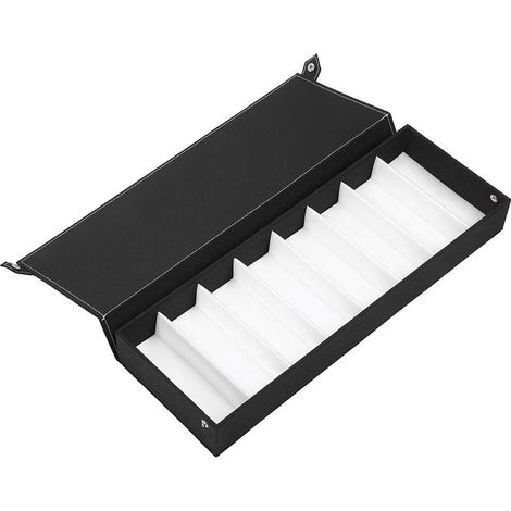 May Gifts Jewelry Display Container Sunglasses Storage Box, Eyeglass Packaging Box, Desktop Storage Holder Eyeglass Case, 8 Dustproof Grids (1/5)