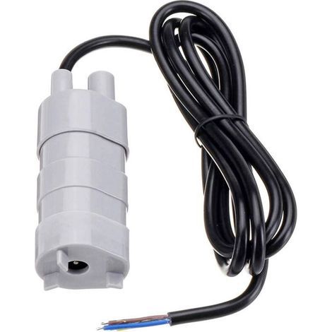 Pompe à eau submersible 12 V 600L/H 1.2A Pompes à haut débit Pompe à eau micro moteur pour camping-car étang aquarium, fontaine (1/4)