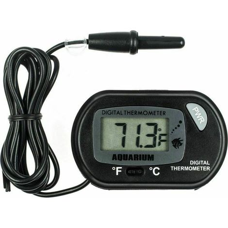 EASYCOMFORT Thermomètre numérique LCD pour Aquarium, détecteur de température avec ventouse (1/5)