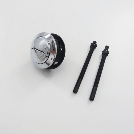 Bouton simple/double pour WC, interrupteur de couvercle de réservoir d'eau rond de 38 mm, 48 mm ou 58 mm, bouton de chasse d'eau, bouton d'abattant
