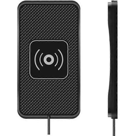Kabelloses 10-W-Autoladegerät für Qi-Schnellladung, rutschfeste und stoßfeste Silikon-Fußmatte, Handyhalterung für iPhone 12/12 Pro (1/5)