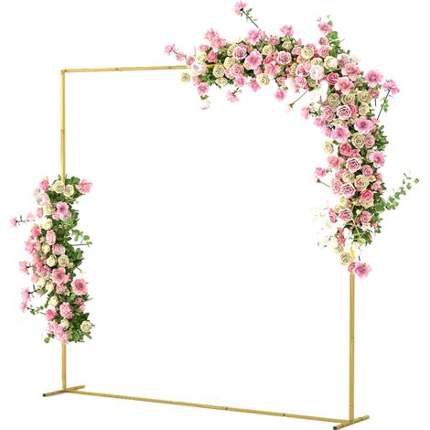 Arche métal pour rosiers résistant aux intempéries dorée 200x40x200 cm