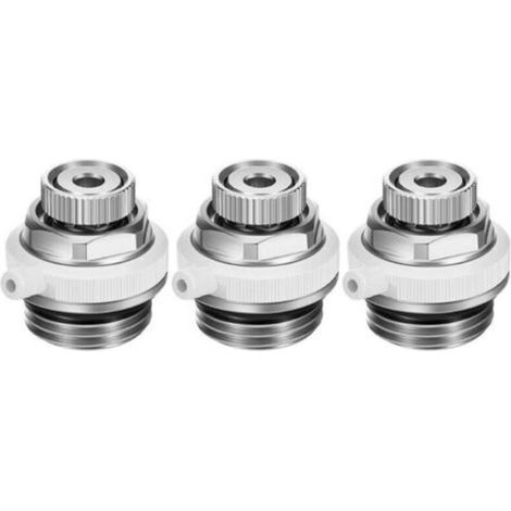 (3 Pcs) 1/2 Inch Automatic Radiator Bleed Valve, Brass Automatic Cut-Off Air Vent Air Drain Valve