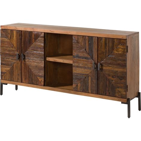 Sideboard Altholz 174x40x93 natur lackiert LYON 110