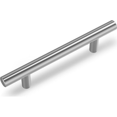 Lot de 10 Poignée de Porte Poignée Cuisine -LS201BSS96 Poignée Meuble Poignee de Meuble Cuisine Inox Nickel Brossé en Acier Inoxydable Entraxe 96mm (1/5)