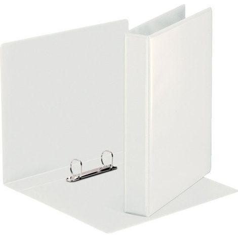 Classeur 2 anneaux cartonné Esselte personnalisable A5 - Dos 4,7 cm - Blanc