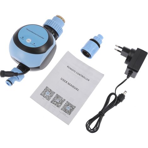 Programmatore Irrigazione Elettronico WiFi G1/2 – Controllo App, ABS Blu Resistente – Design Moderno e Funzionale – Ideale per Giardino e Balcone (1/5)