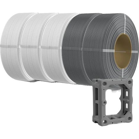 Filamento PLA, diametro 1,75 mm, materiale biodegradabile, PLA PLUS 3WT 2GY (1/2)