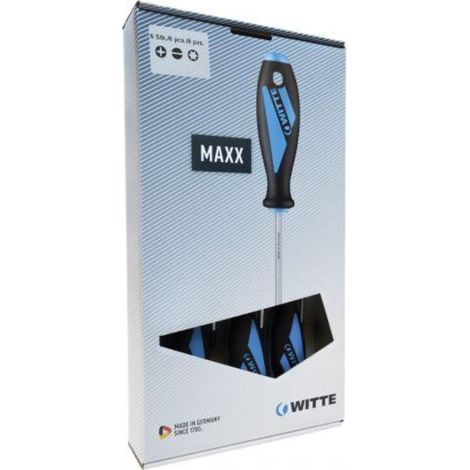 WITTE witte-653980-juego de 6 destornilladores maxx puntas torx (1/2)